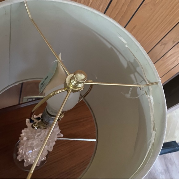 Stunning pink quartz Crystal rock table lamp - Picture 9 of 11